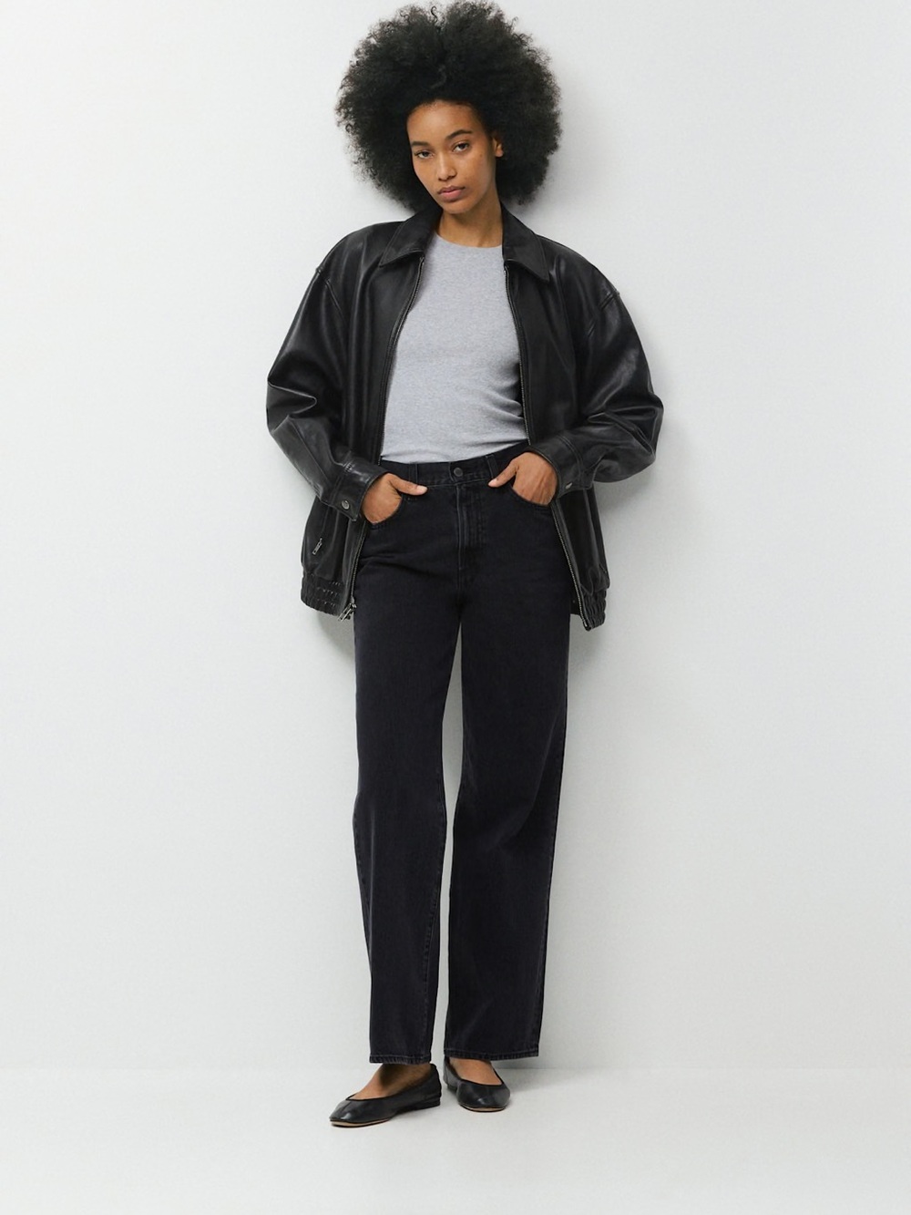 Aritzia Denim Forum The Farrah Hi-Rise Wide size 27